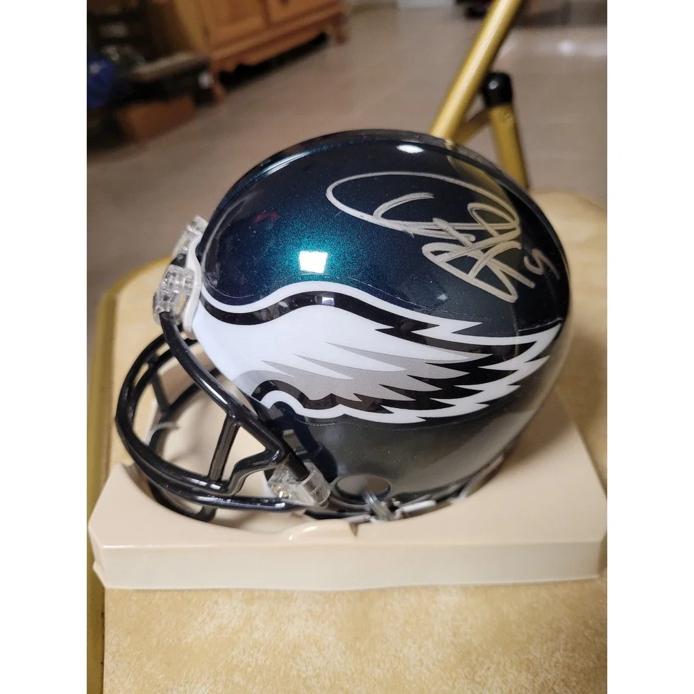 Phila EAGLES Riddell Mini Helmet Authentic NFL Football McNabb Collectible‎